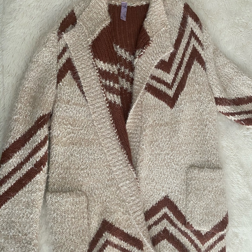 Cream soft fall cardigan